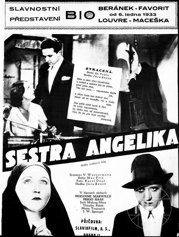  Reklama v časopisu Film 1.1.1933  Číslo 1 